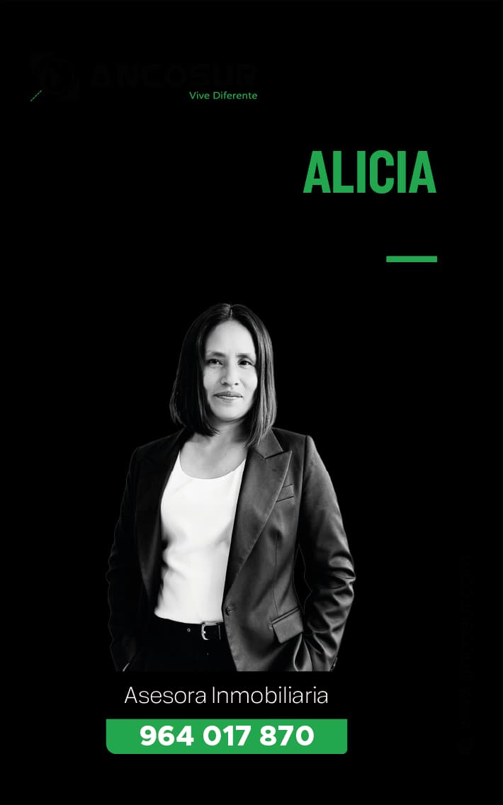 Alicia Matamoros, Asesora Inmobiliaria de Ancosur