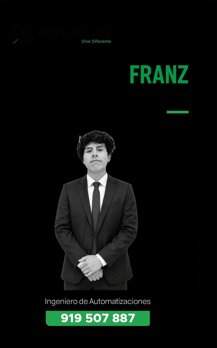 Franz Cárdenas, Ingeniero de Automatizaciones de Ancosur