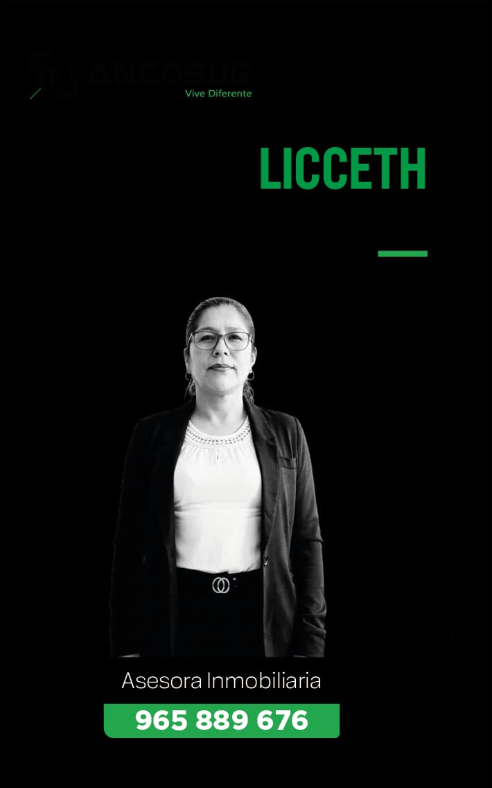 Licceth Apaza, Asesora Inmobiliaria de Ancosur