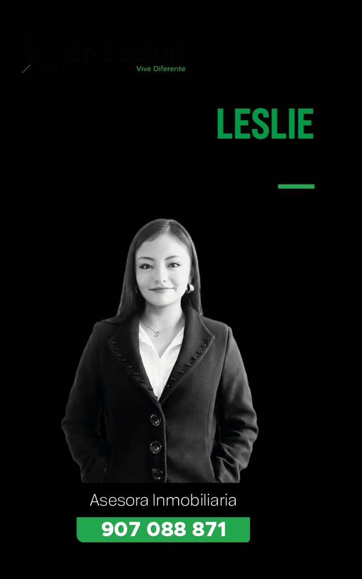 Leslie Romero, Asesora Inmobiliaria de Ancosur