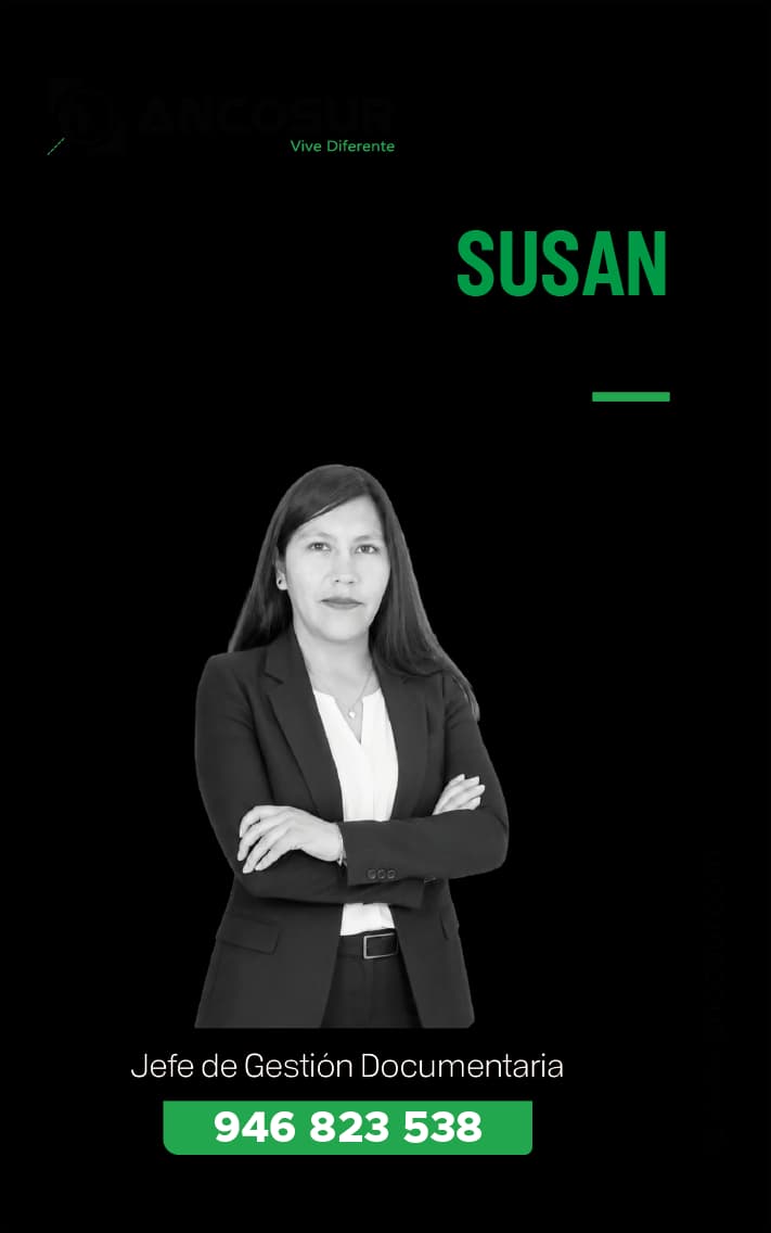 Susan Alfaro, Jefe de Gestión Documentaria de Ancosur