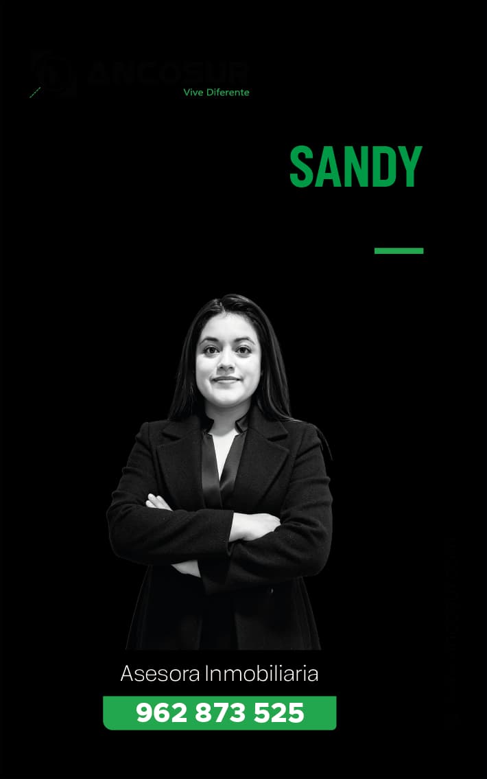 Sandy Lizarraga, Asesora Inmobiliaria de Ancosur