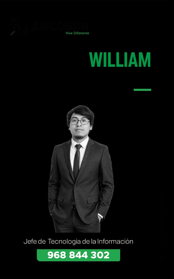 William Puchoc, Jefe de Tecnología de la Información de Ancosur