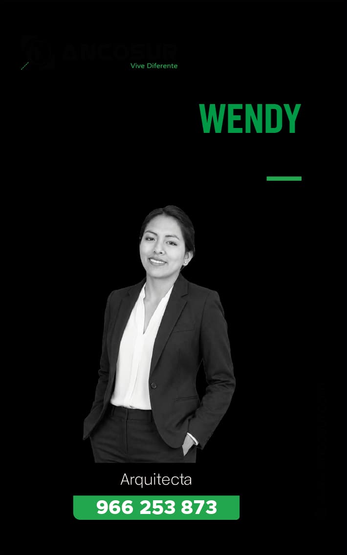 Wendy Taipe, Arquitecta de Ancosur