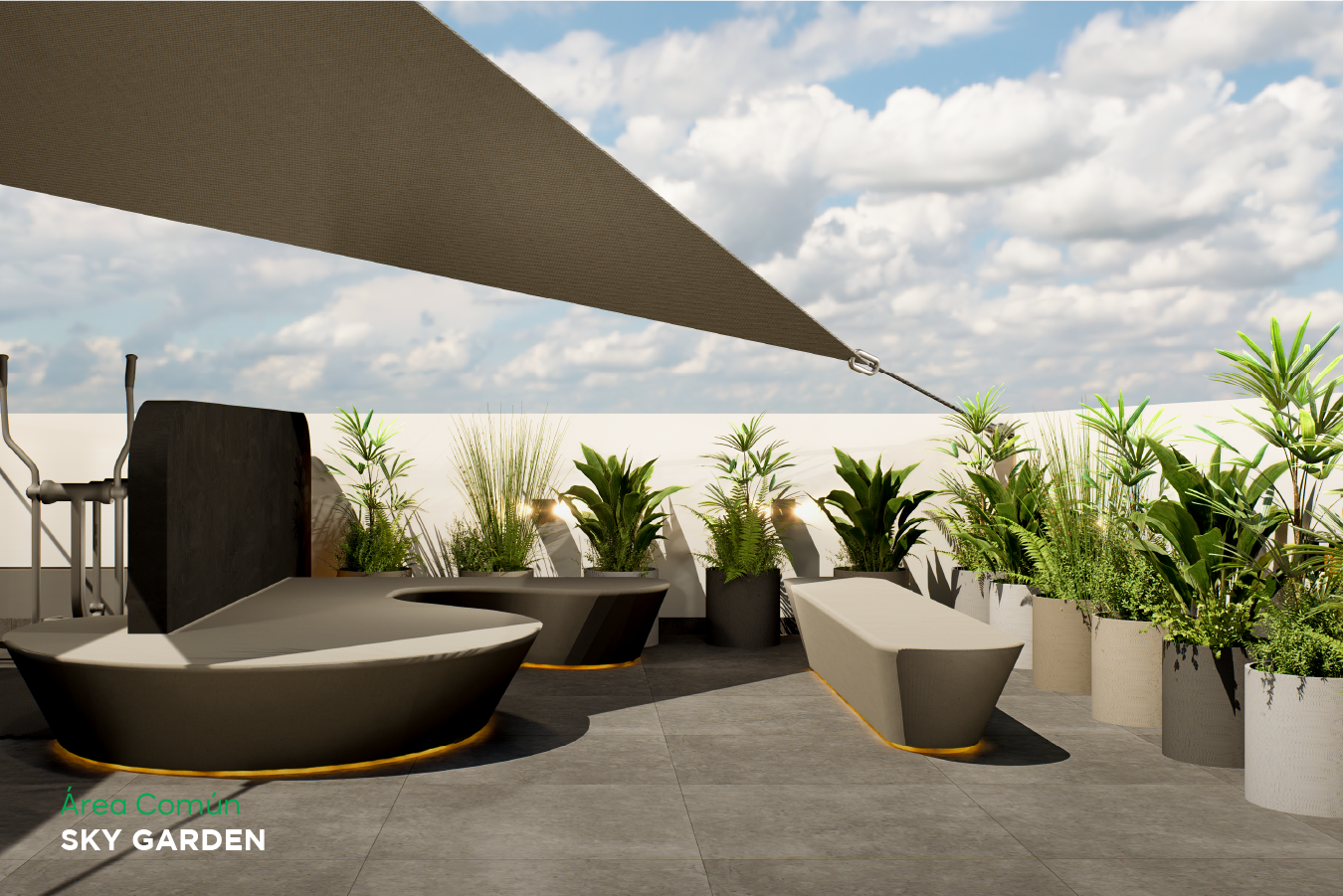 Sky Garden de Distrito San Carlos